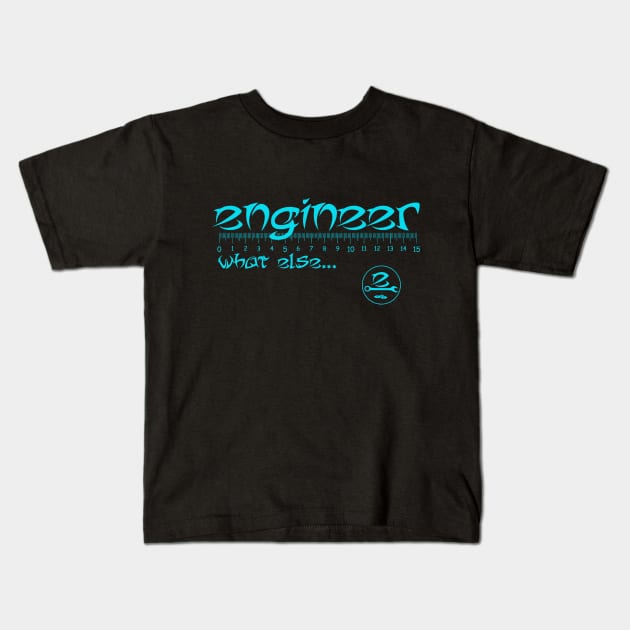 engineer Kids T-Shirt by amarth-drawing